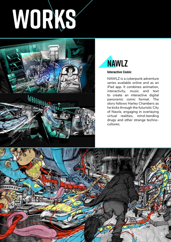 Artist feature booklet page 1